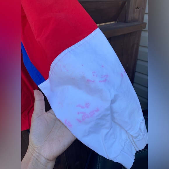 Tommy Hilfiger Men's S Red and White Sailing Gear Jacket - Picture 3 of 16